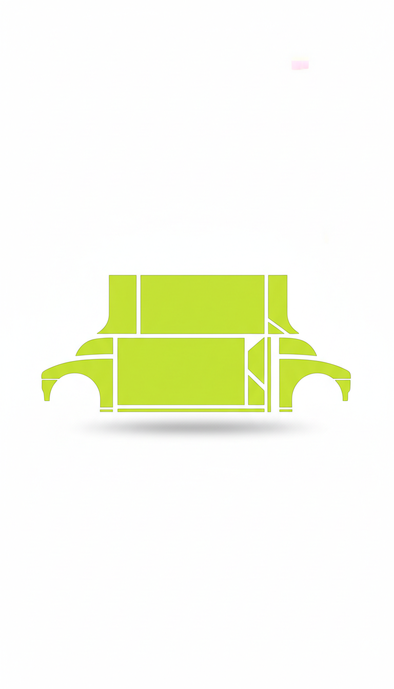 Electric Lime pre-cut wrap kit