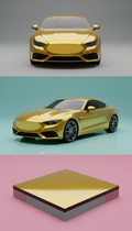Chrome yellow full wrap for luxury coupe