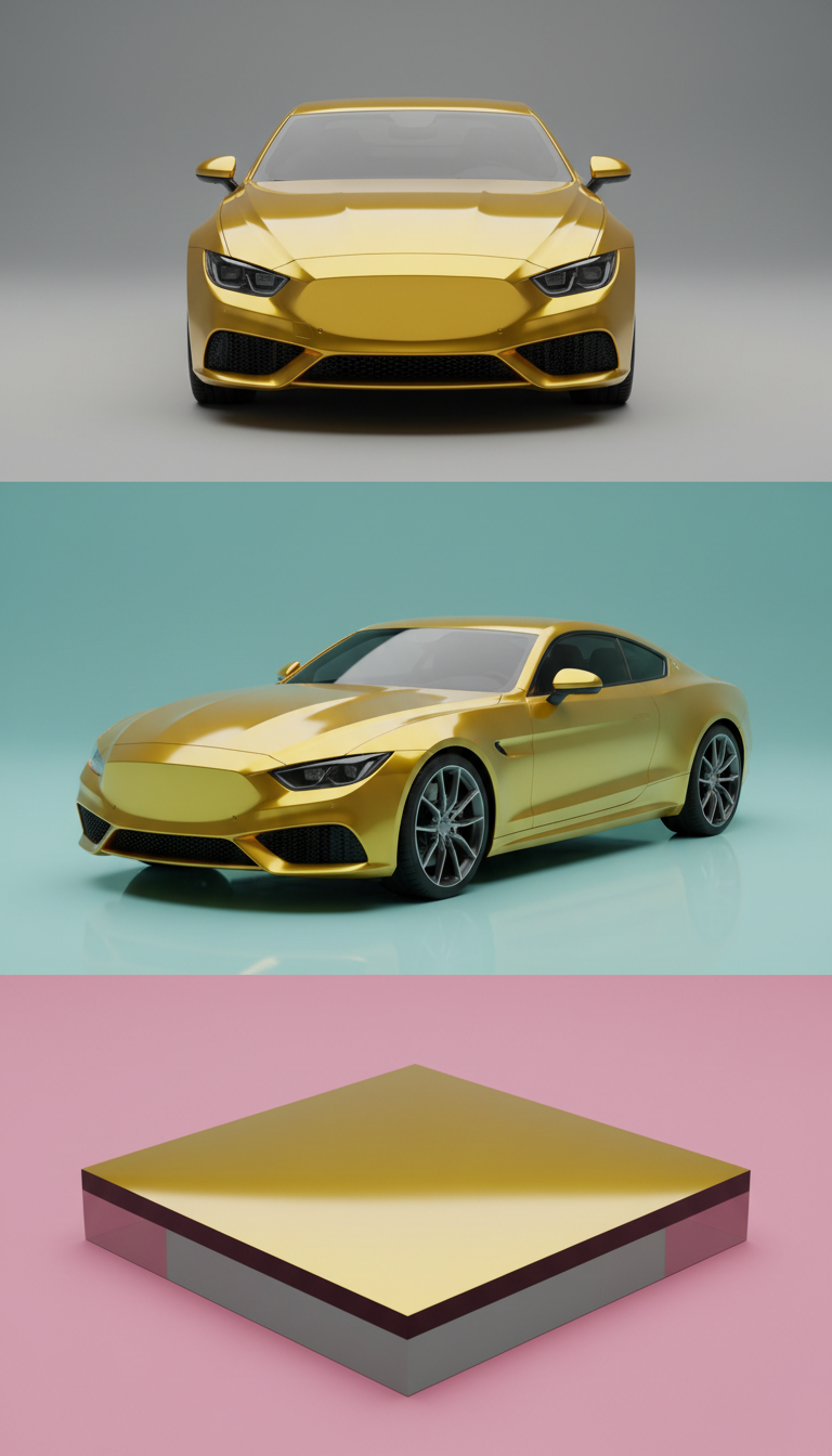 Chrome yellow full wrap for luxury coupe